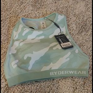 NWT Sage Camo Seamless Ryderwear Bra
